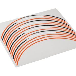 Wheel rim sticker kit