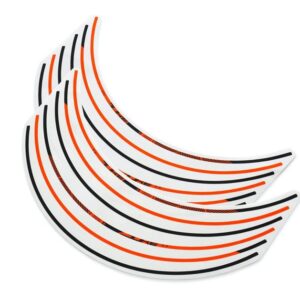 Wheel rim sticker kit