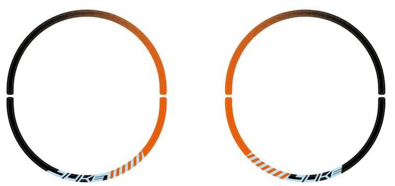 Wheel rim sticker kit - SP Motorcycles